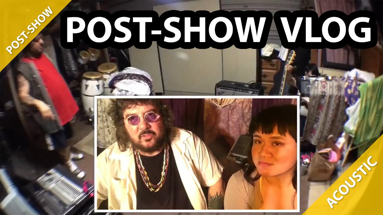 Glasspirits - Post-Show vLog [Live Acoustic @ Cafe Cubano Studio] (2017) #timelapse #glasspirits