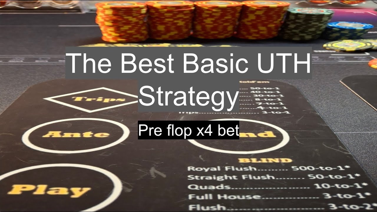 Best Basic Ultimate Texas Strategy (x4 Pre Flop) W/ Practice!
