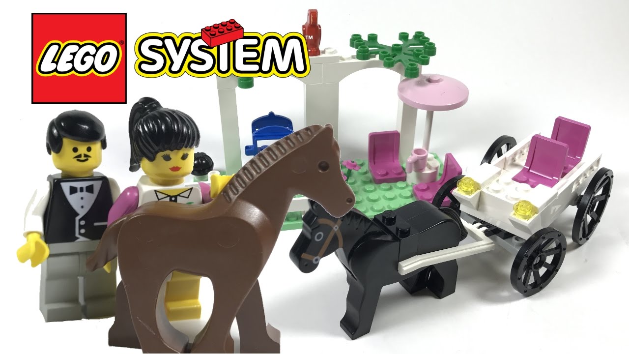LEGO Town Paradisa Carriage Ride review and unboxing! 1996 set 6404!