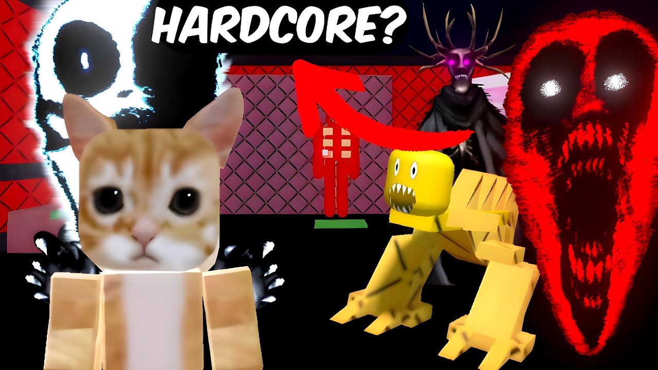 Roblox Doors HARDCORE RETRO MODE (Nuevas Entidades)