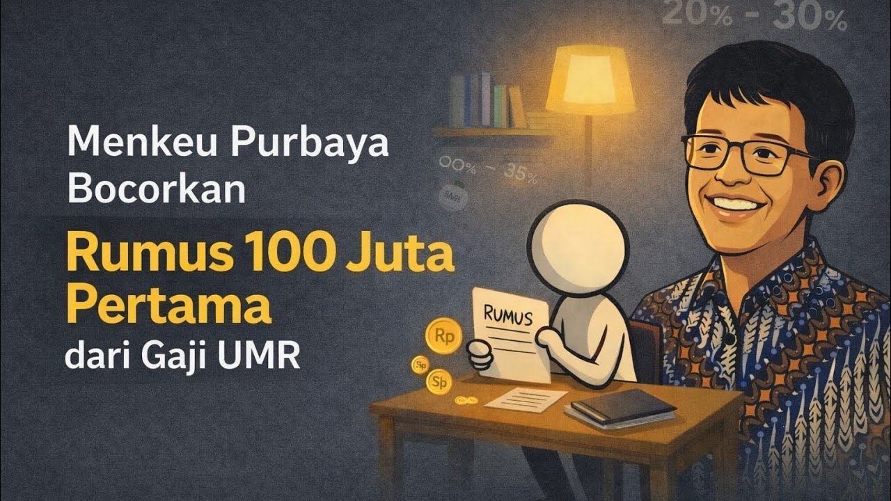 Menkeu Purbaya Bongkar Cara Orang Bergaji UMR Bisa Punya Rp100 Juta
