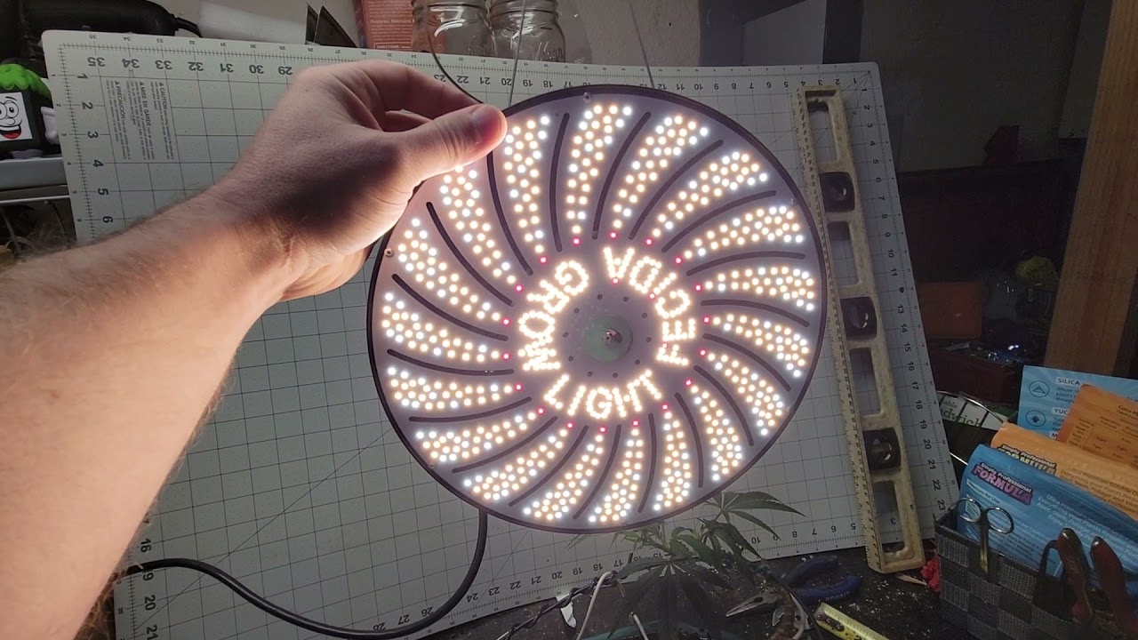 FECiDA 1000W Dimmable UFO Full Spectrum LED indoor Grow Light Full review #Fecida cannabis