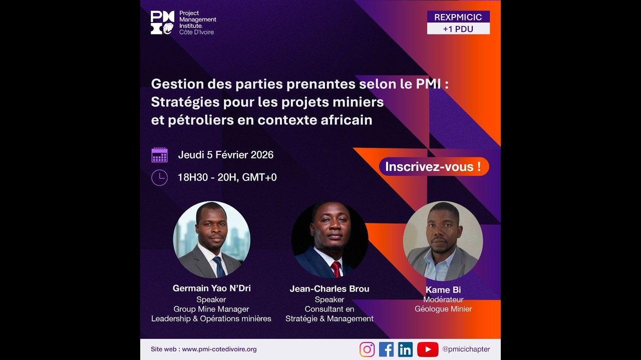 Gestion des parties prenantes selon le PMI : Stratégies pour les projets miniers et pétroliers