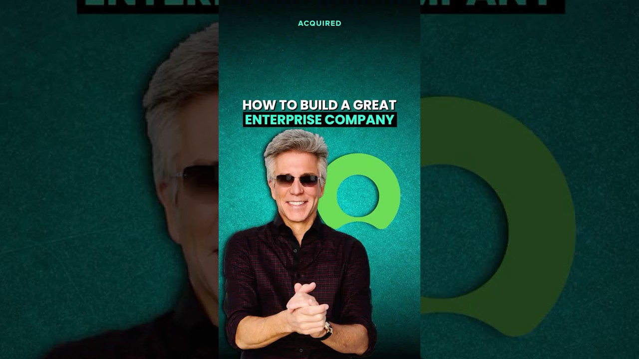 How to Build a Great Enterprise Company