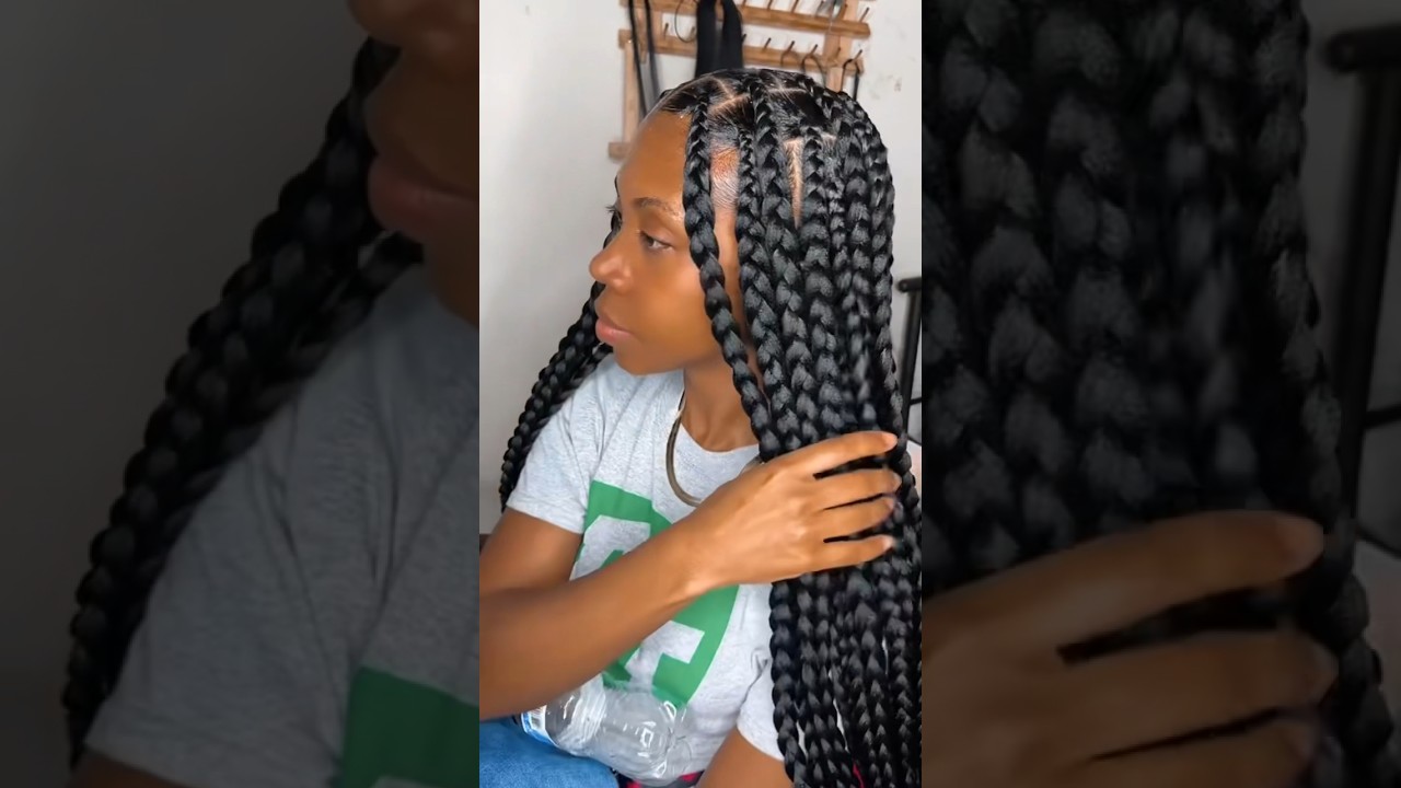 Loose braids are now becoming a thing 😝💕 #viral #braid