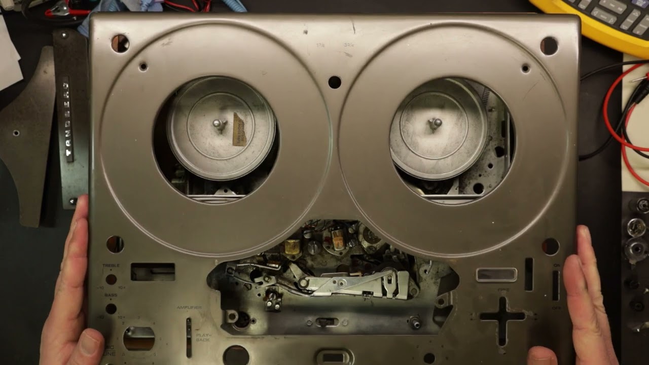 Tandberg Model 8 and 14  Tape Recorder - Model 14 taken Apart