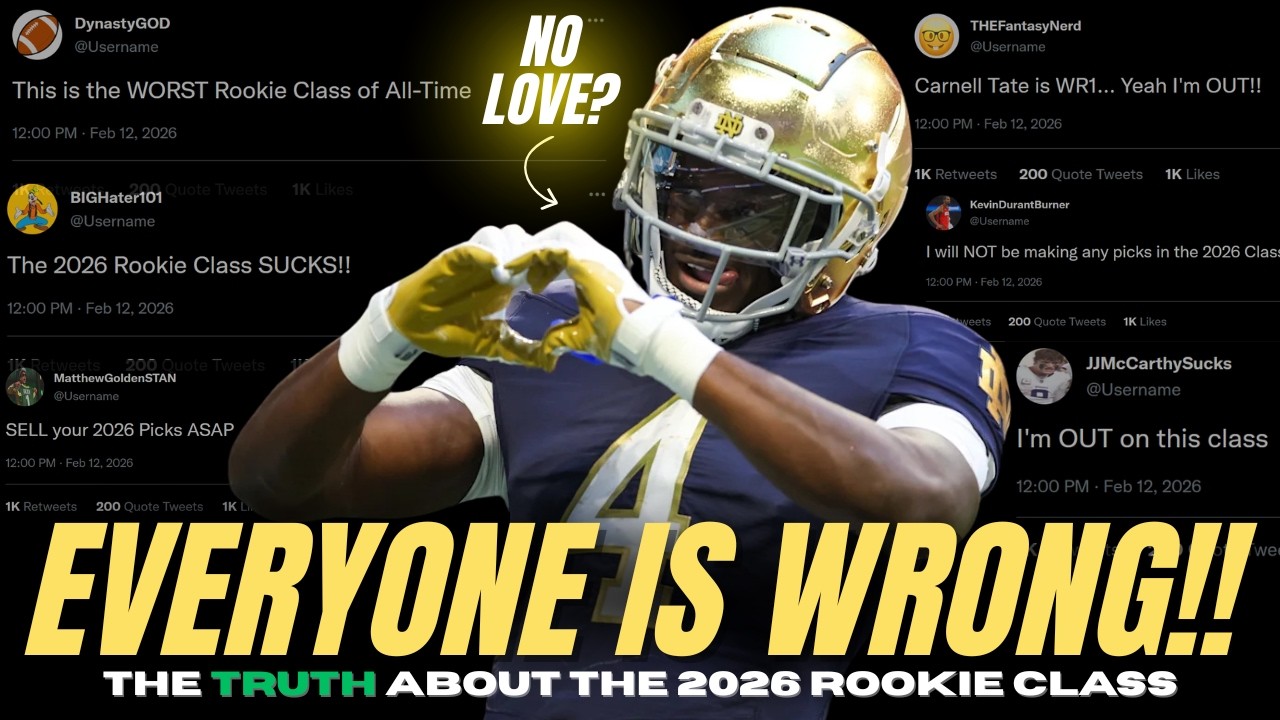 The TRUTH About The 2026 Rookie Class
