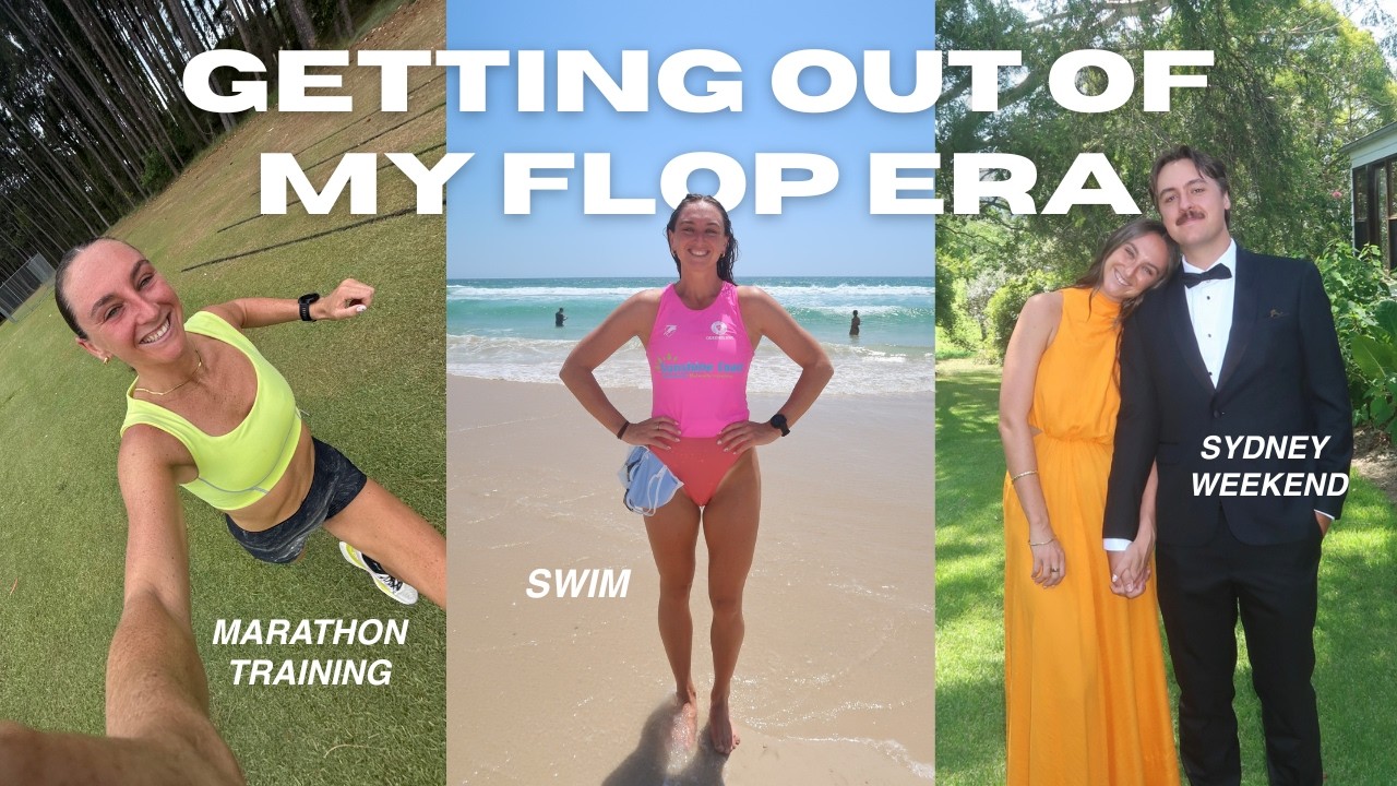 week in the life of a full-time run + swim content creator | BALLARAT MARATHON TRAINING WEEK 4