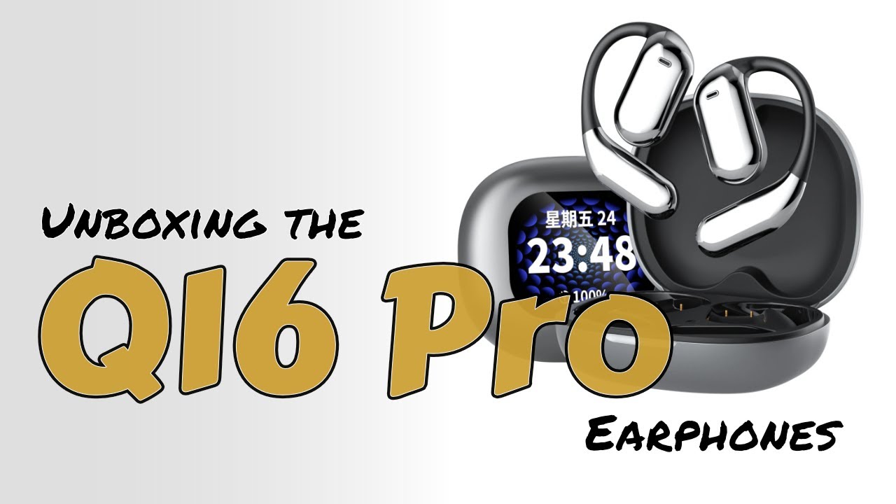 Unboxing and Review of the Kesieme Q16 Pro LCD Open -Ear True -wireless Earbuds