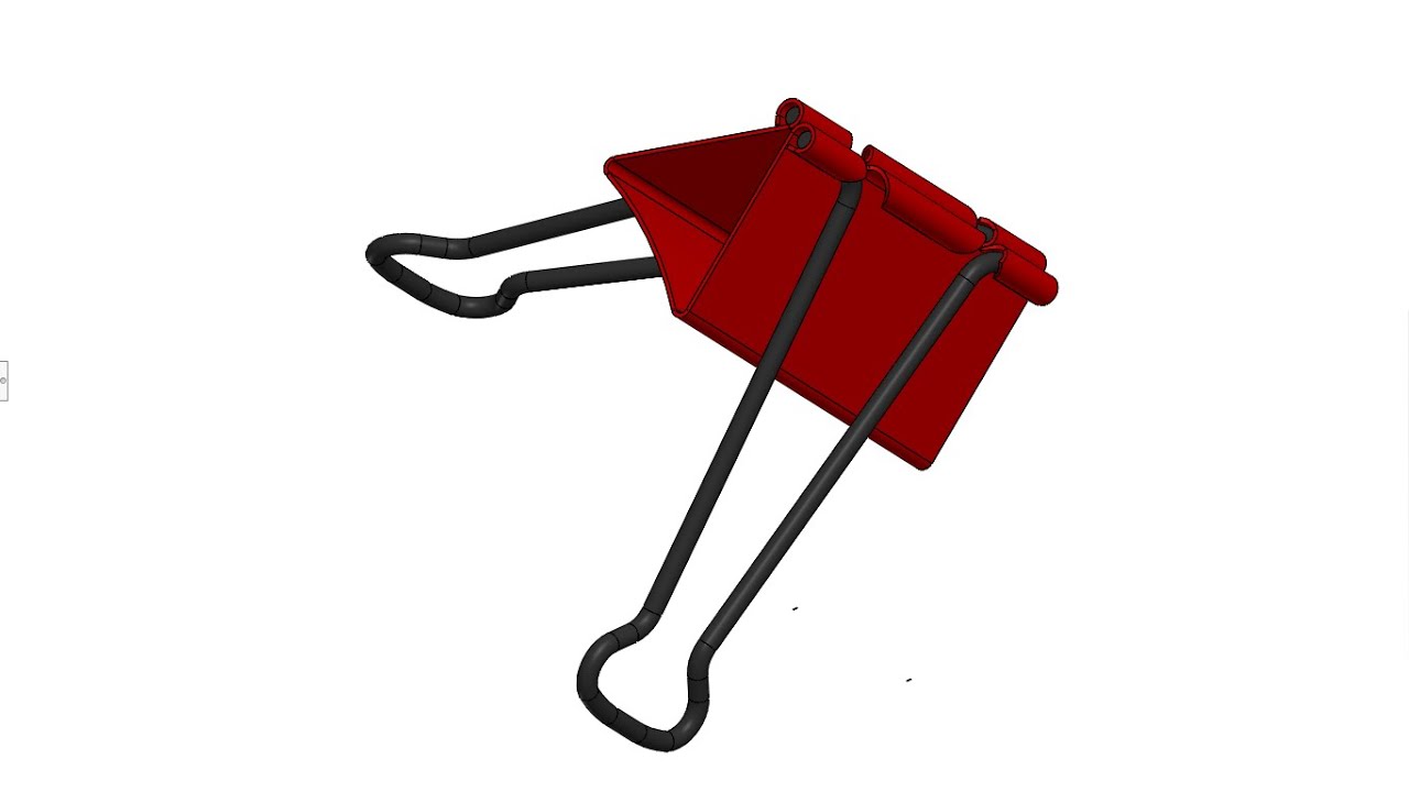 「DESIGN 79」 Binder clip - solidworks tutorial