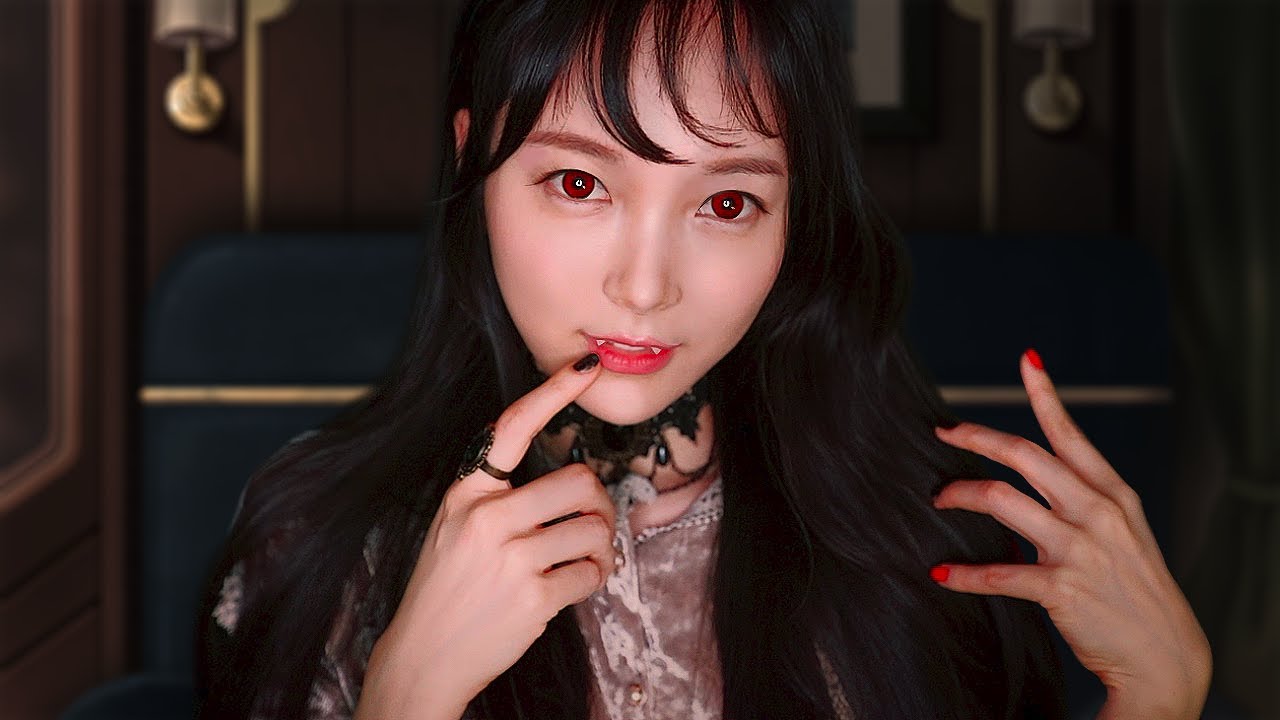 ASMR (Eng) Vampire on Train | What happened on your way to Glasgow, Scotland