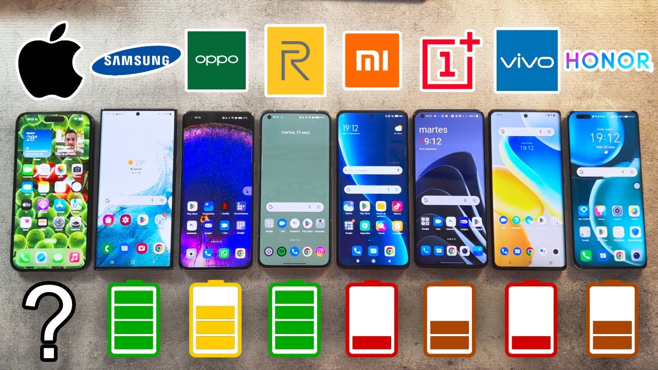 🔋 iPhone 14 Pro Max vs Galaxy S22 Ultra, Xiaomi 12 Pro, Oppo Find X5 Pro...TEST DE BATERIA EXTREMO!!