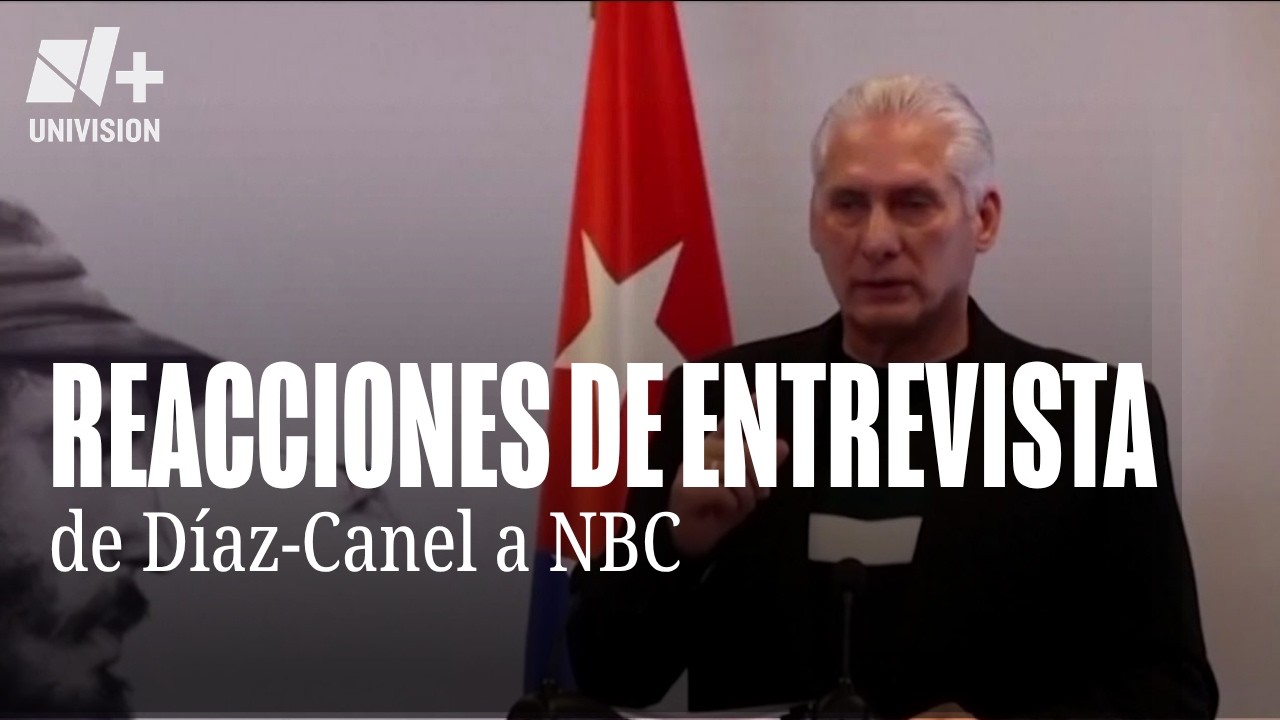 Exilio cubano en Miami reacciona a entrevista de Miguel D&iacute;az-Canel