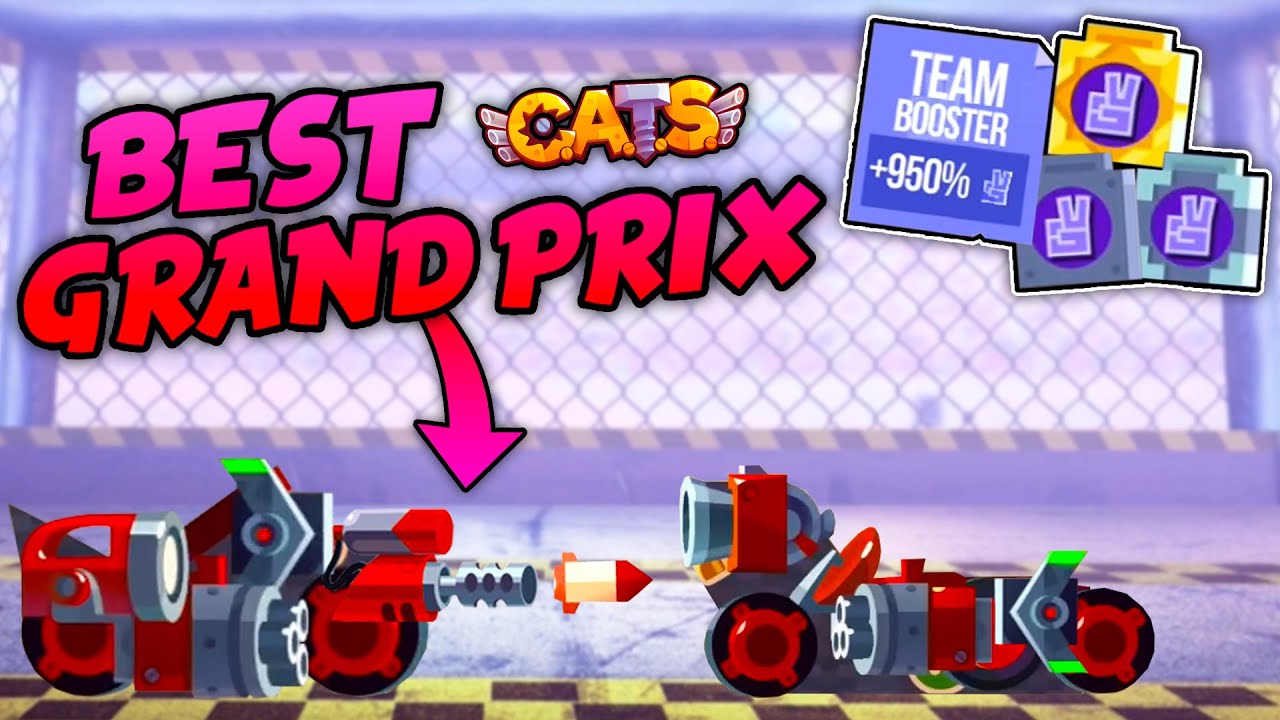 C.A.T.S CRAZY GRAND PRIX WITH 950% MULTIPLIER & MAXED MACHINE - Crash Arena Turbo Stars