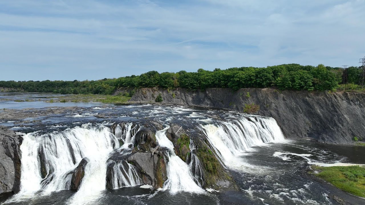 Cohoes Falls on the Mohawk River, NY State