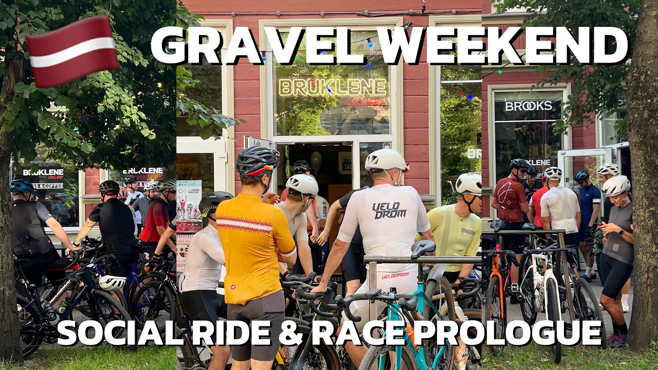 Gravel Weekend savaitgalis Latvijoje | Riga social gravel ride ir varžybų prologas 🏁