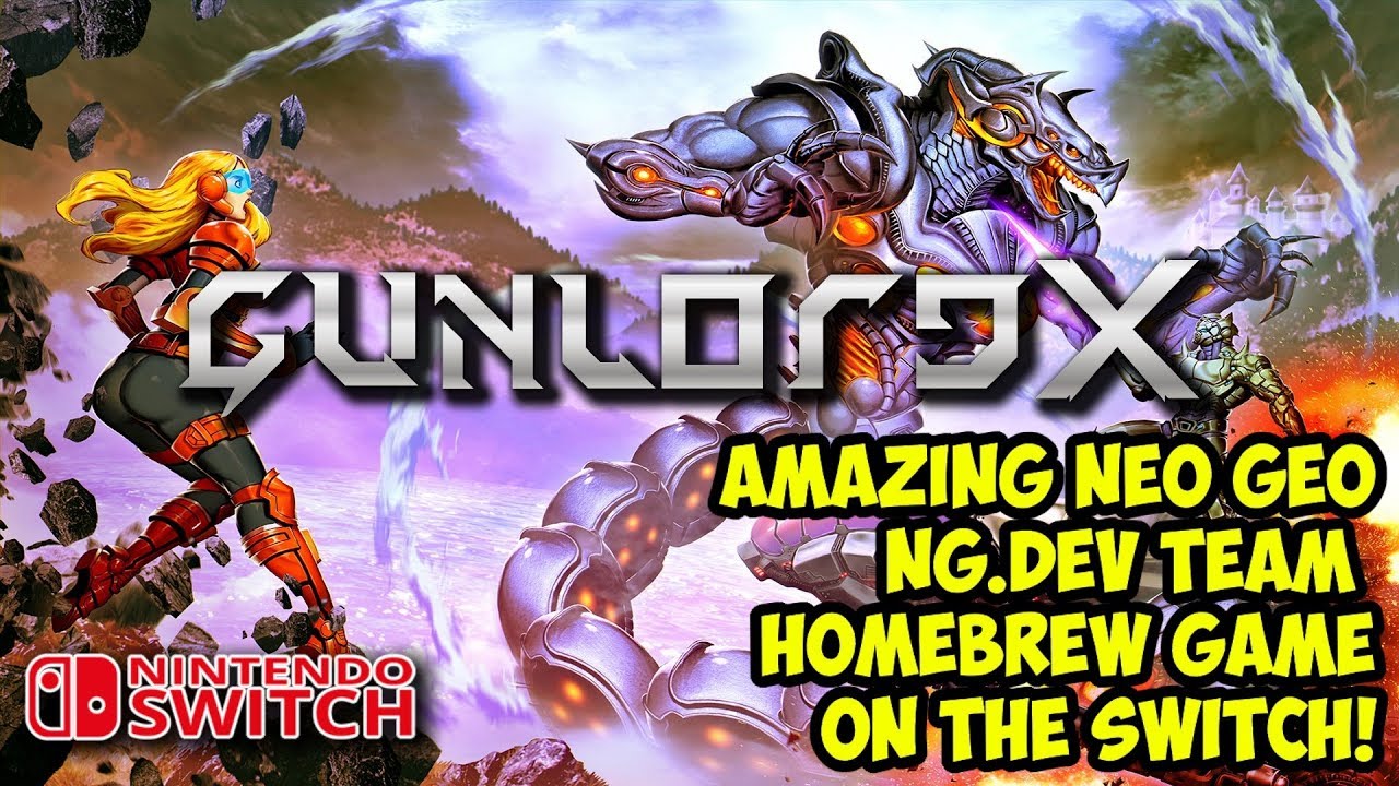 Gunlord X Review - Amazing Neo Geo Homebrew For The Nintendo Switch! [NGDEV TEAM]