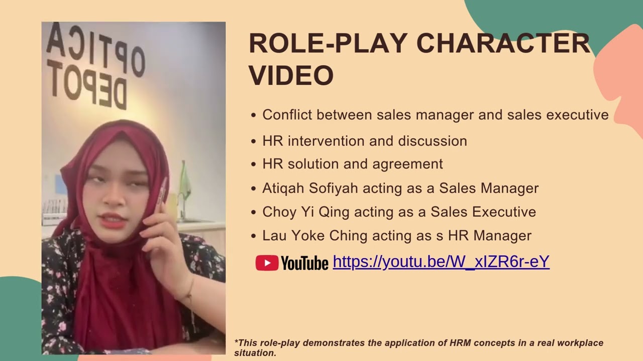 Presentation - Role play workplace conflict 