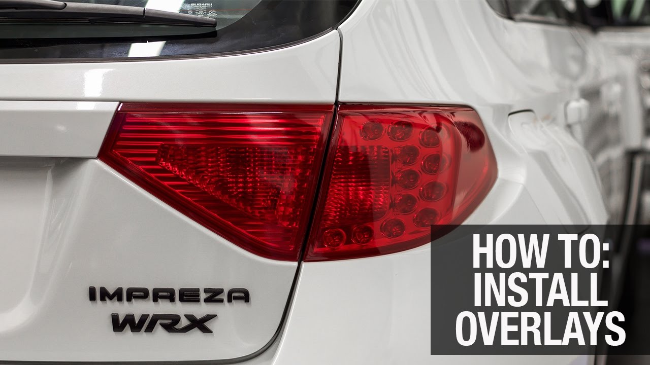 Subaru WRX / STI Taillight Full Redout Tint Overlays (08-14 Hatchback)