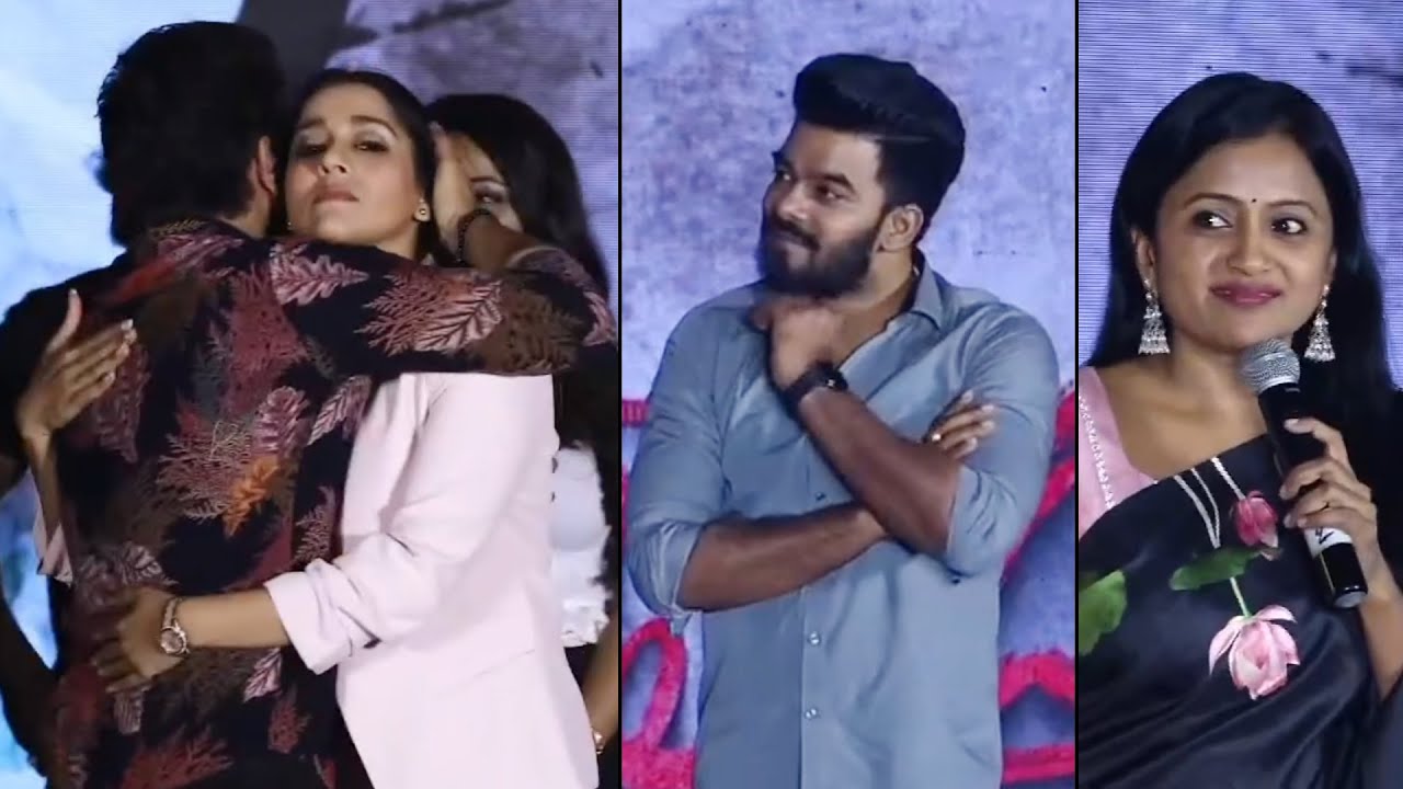 Sudheer, Rashmi, Suma, Anasuya And Pradeep Visuals @ Gaalodu Movie Pre Release Event | Daily Culture
