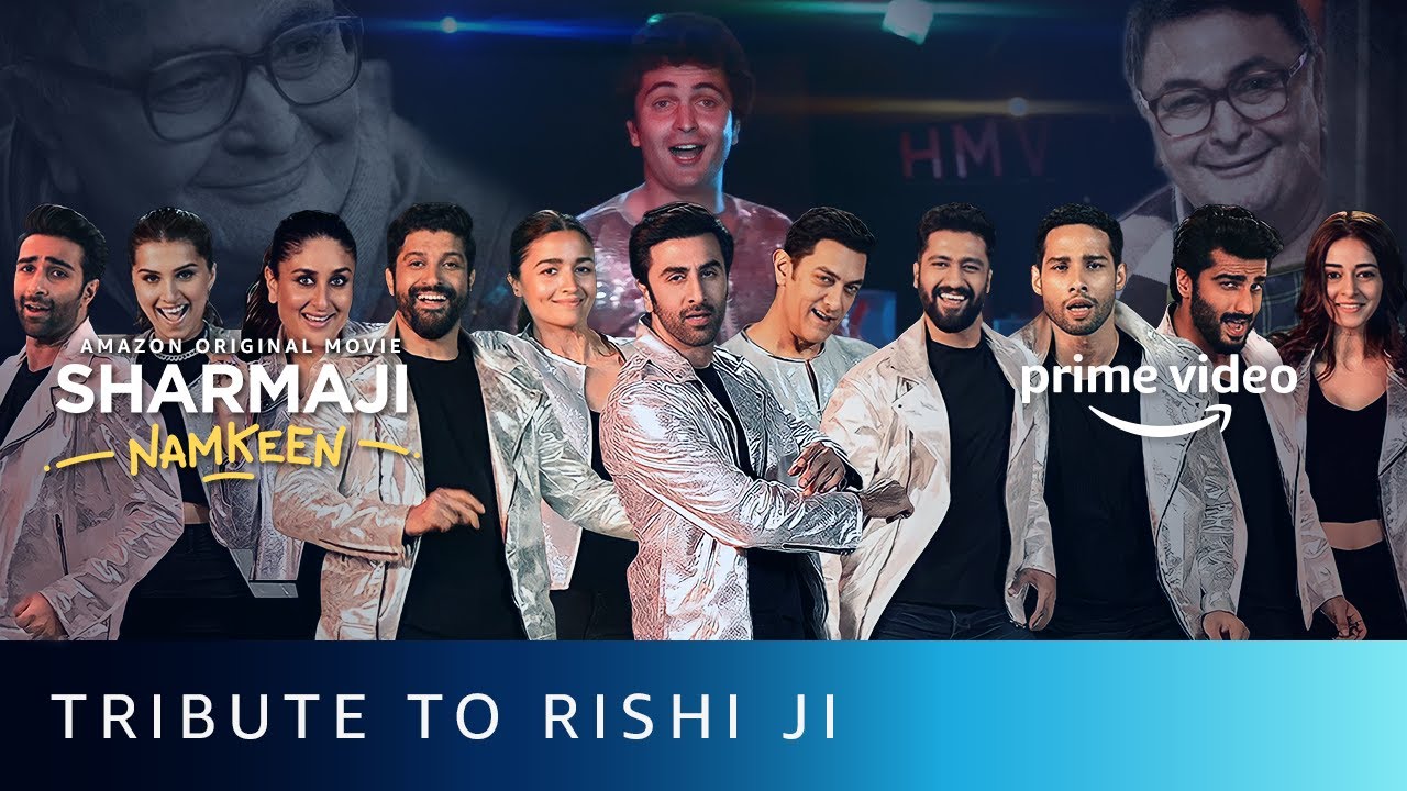 A Special Tribute to Rishi Kapoor Ji | Sharmaji Namkeen | Amazon Prime Video