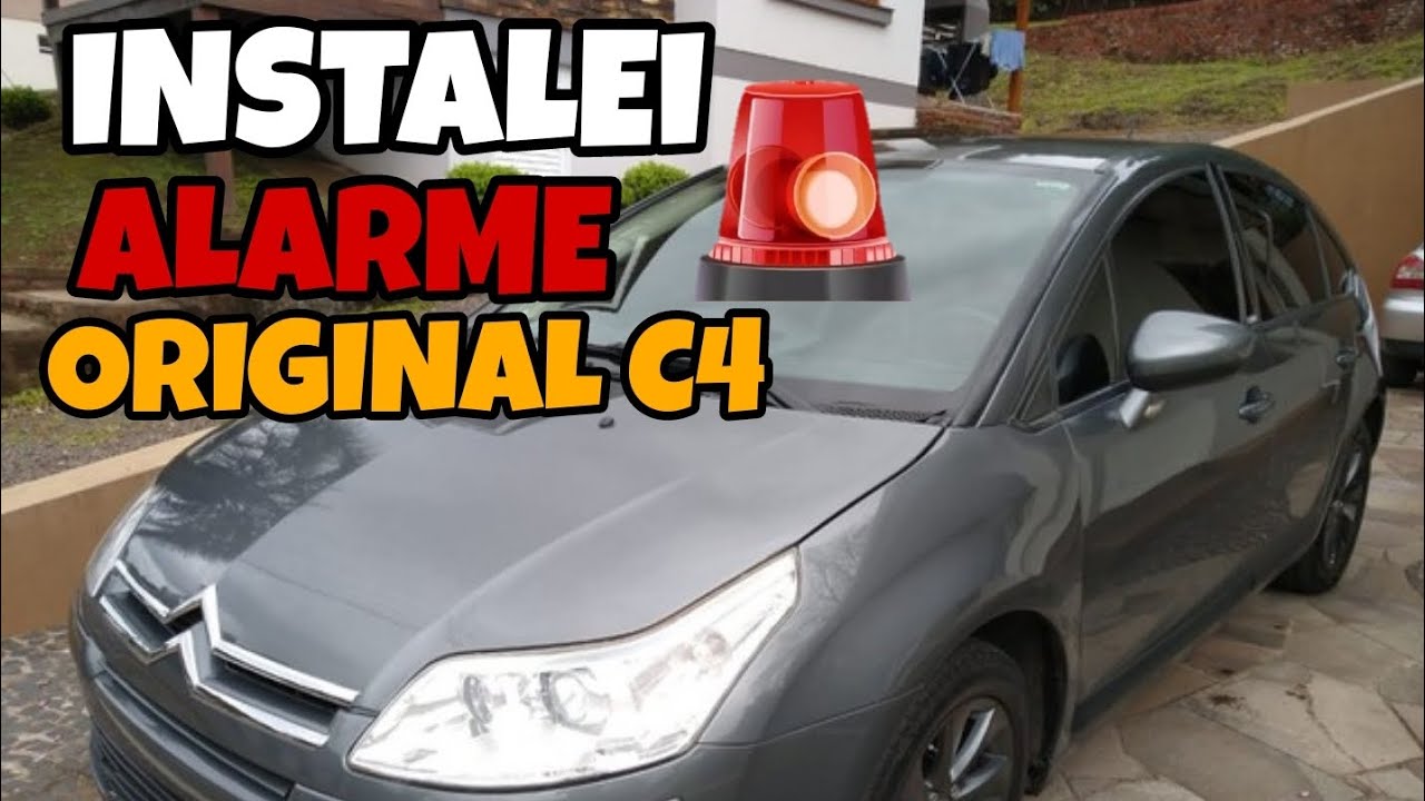Como instalar Alarme original Citroen C4 Pallas Hatch peugeot 307 408