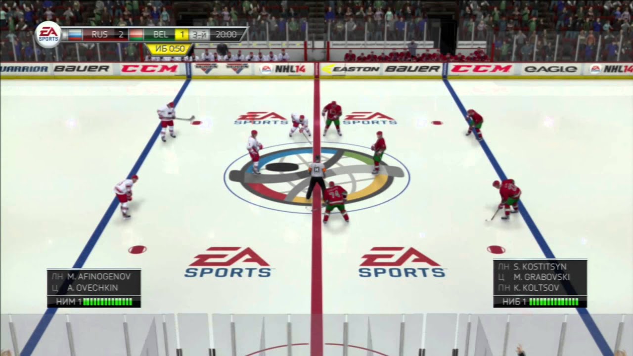 Россия - Беларусь [NHL 14] Чемпионат мира по хоккей 2014 Минск