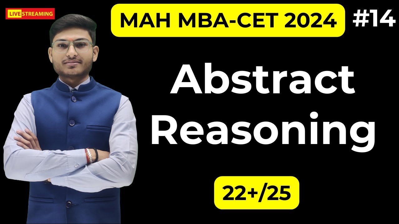 MAH MBA CET24| DAY 14| Abstract Reasoning   | SCORE 22+  |By Akash Sir