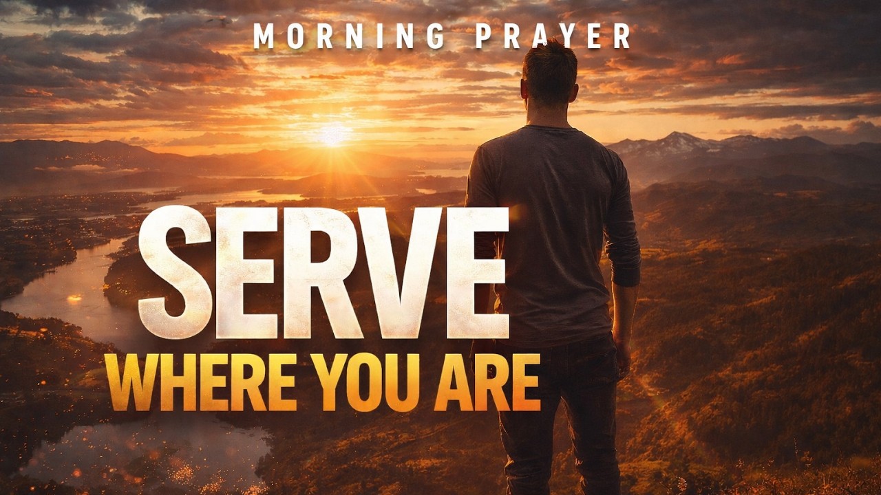 Serve God Today with a Willing Heart 🙏 | Daily Morning Prayer for Blessings & Strength