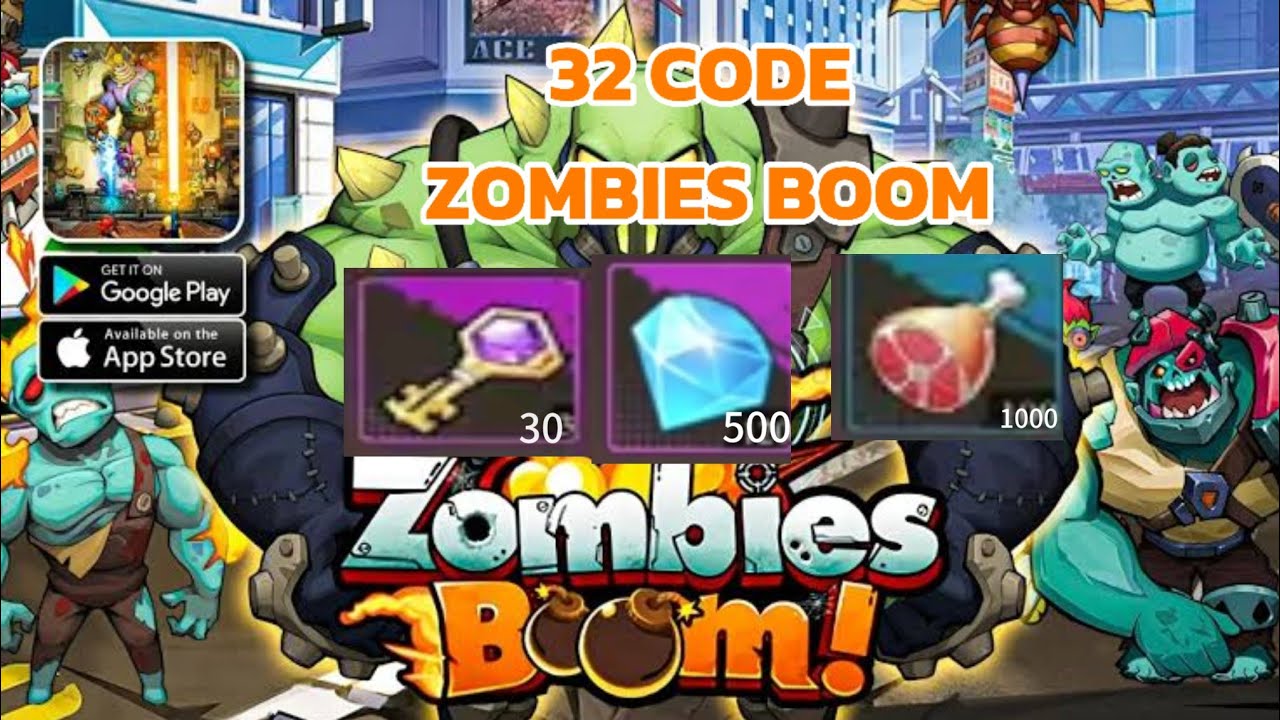 Code Zombies Boom ALL CODE
