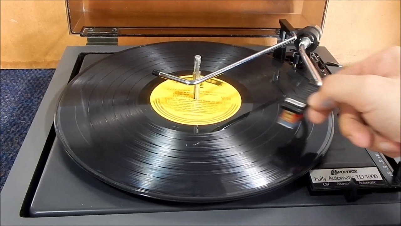 Polyvox TD 1000 toca -discos com empilhamento de discos [ demonstração]