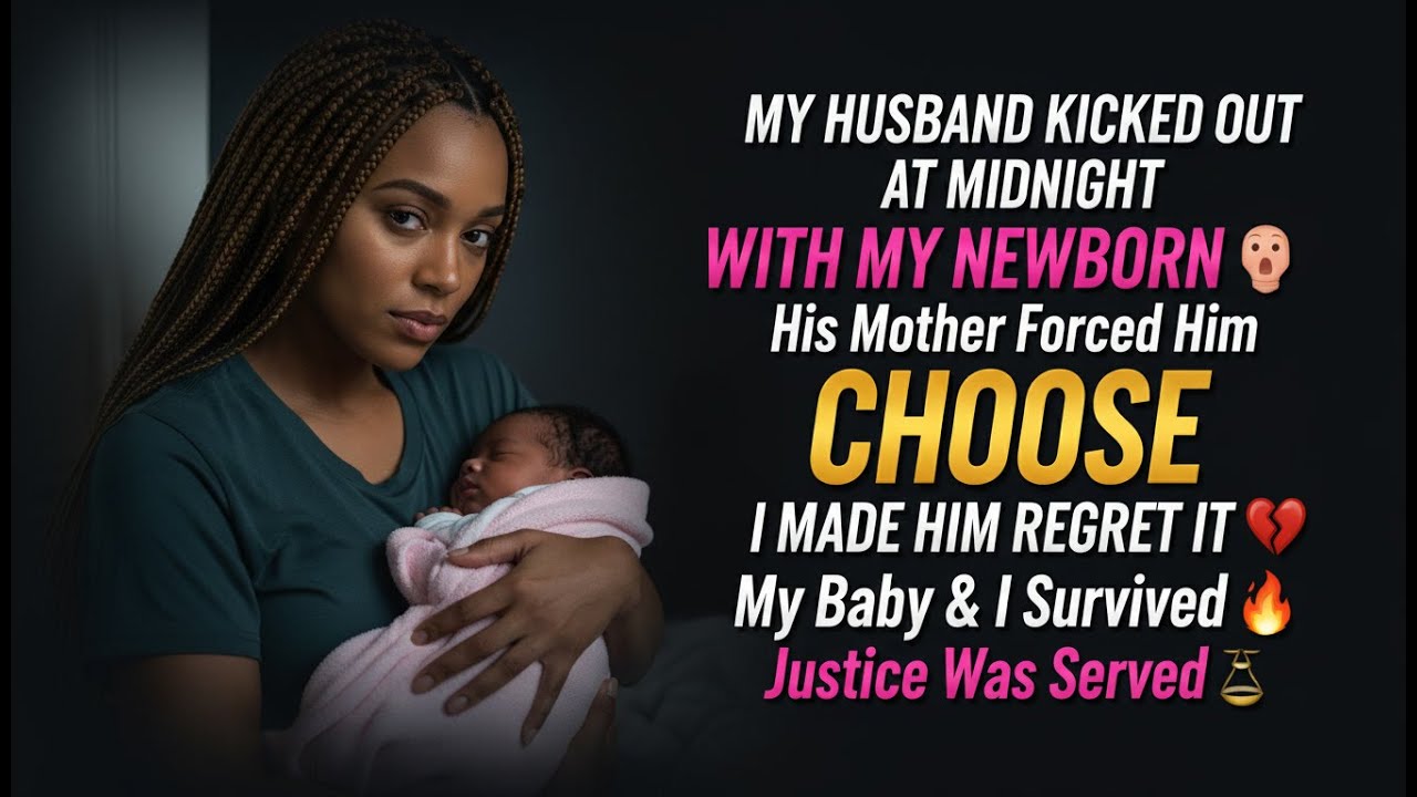 My Husband Kicked Me Out at Midnight With My Newborn — What Happened Next Shocked Everyone