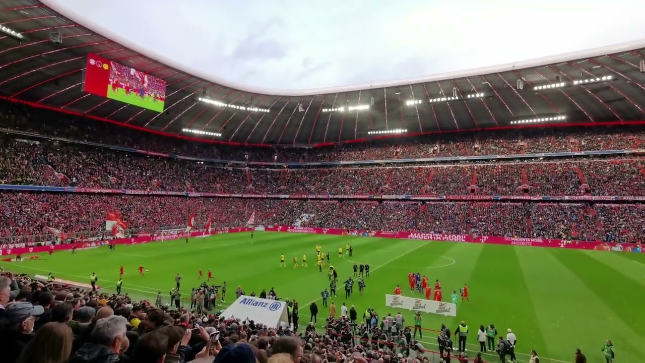 Bayern vs. Dortmund | Match Intro Einlauf der Teams | Bundesliga April 2023