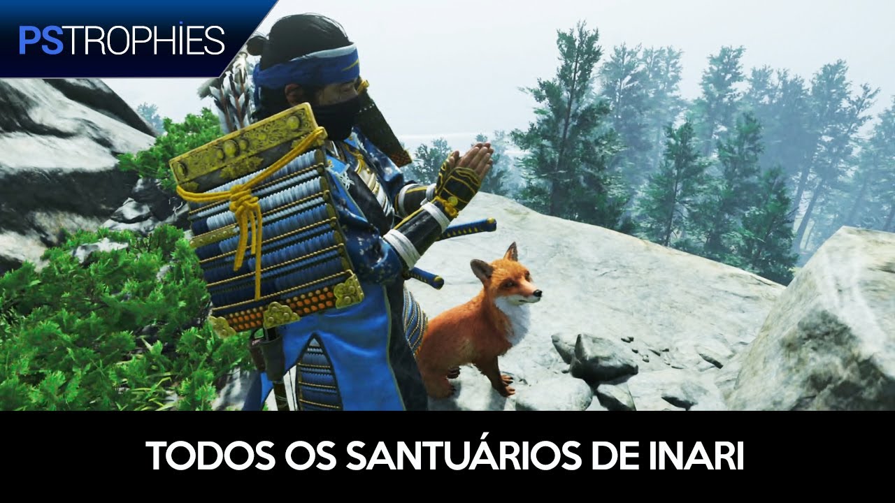 Ghost of Tsushima - Todos os Santuários de Inari / Tocas de Raposa