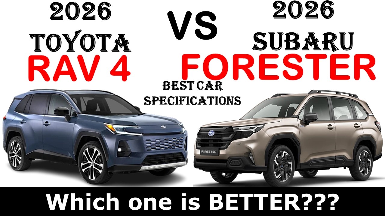 The 2026 Toyota RAV 4 vs The 2026 Subaru Forester | Which one is better ?
