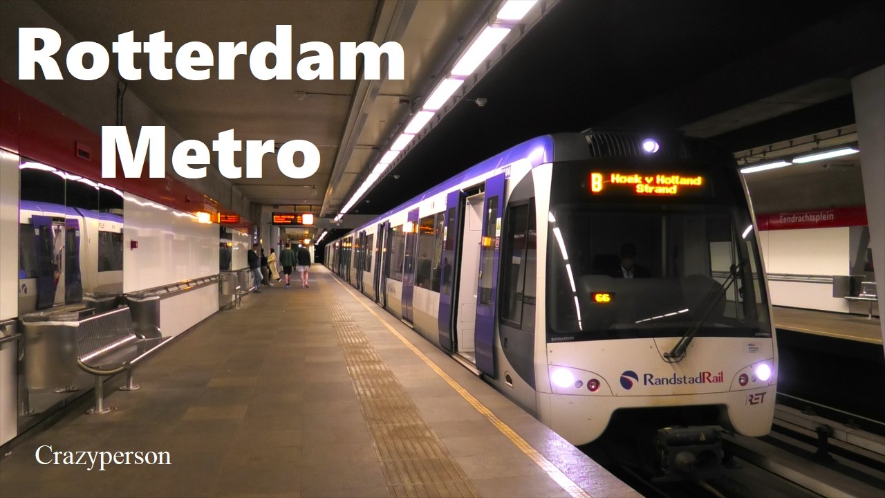 Metro Rotterdam met Hoekse Lijn (en RSG3 Lijn B) - 15 Juni 2024