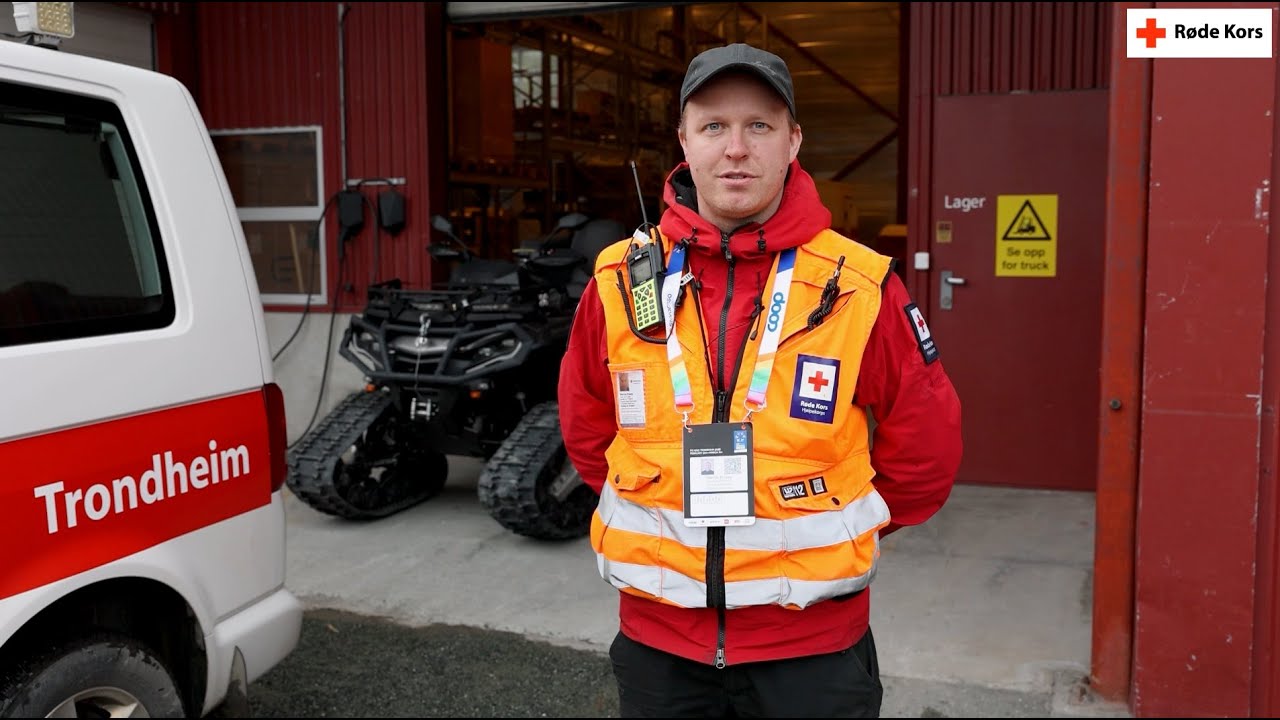 Marius er frivillig i Granåsen | Røde Kors i Trøndelag