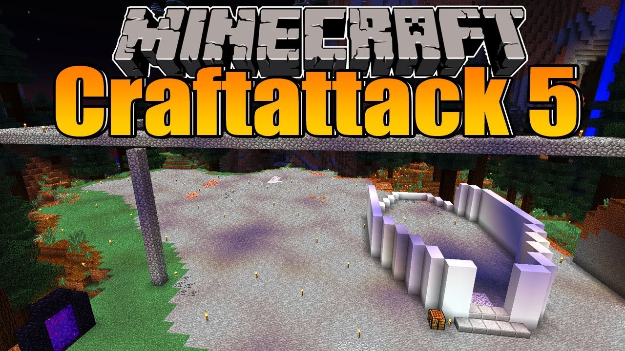 Was bitte ist das? | Netherportal! | Verzaubern! - Minecraft Craft Attack 5 #02
