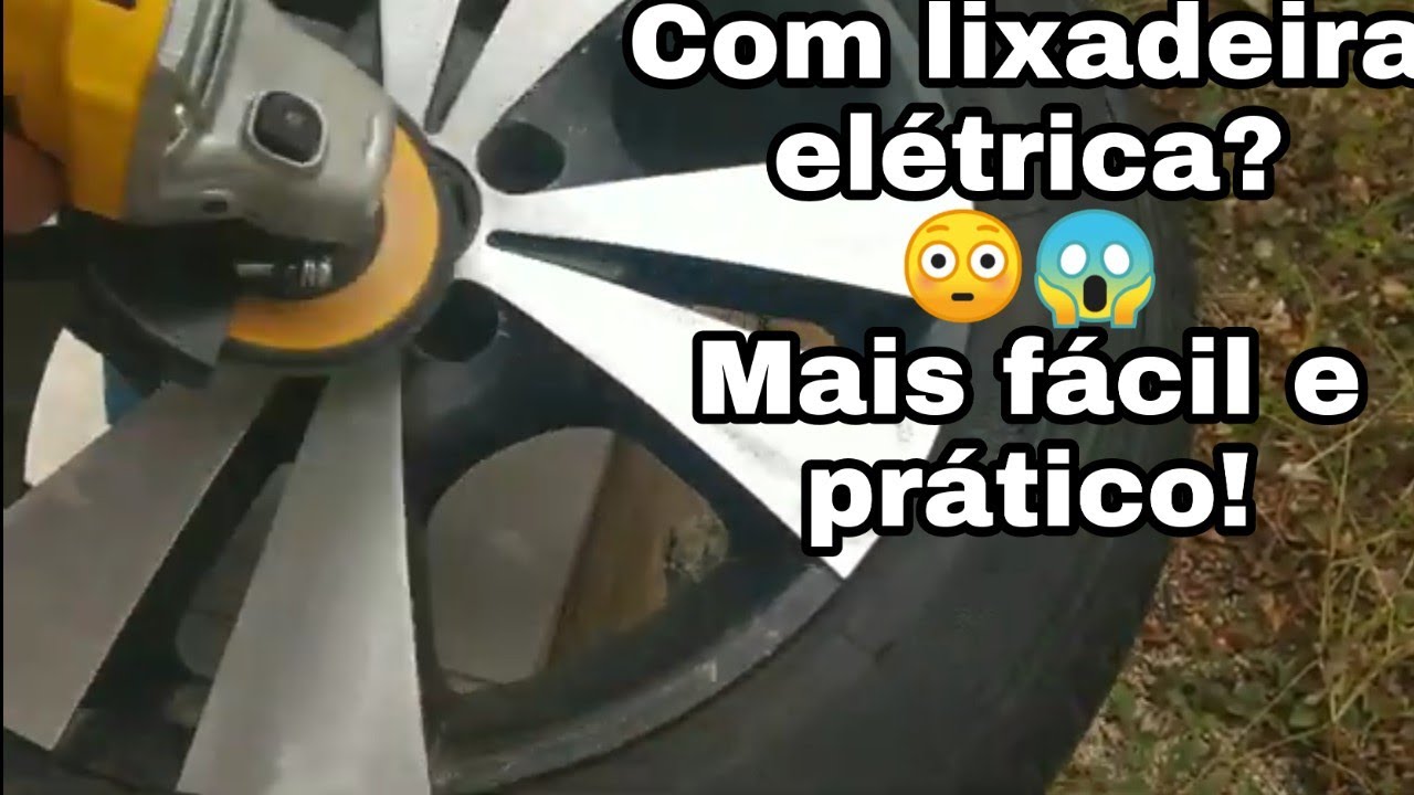 Reforma/diamanta&ccedil;&atilde;o caseira das rodas - Como remover o verniz facilmente das rodas