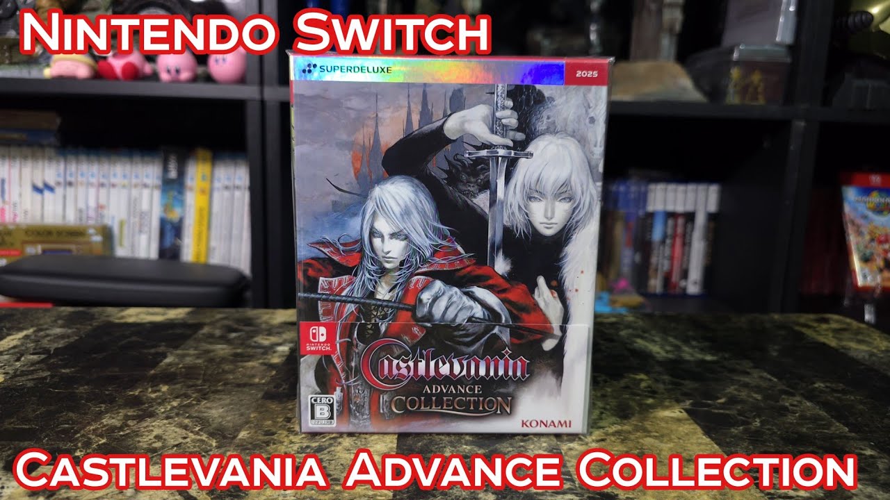 Castlevania Advance Collection Deluxe Edition SuperDeluxe Games Nintendo Switch Unboxing