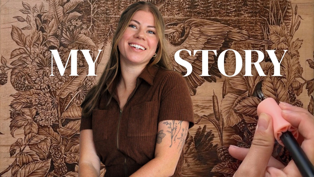 How I Became a Full-Time Wood burning Artist