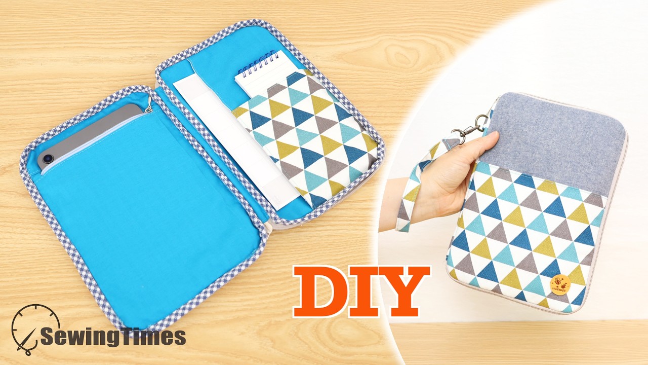 Как сшить чехол для планшета на молнии своими руками | iPad Mini Pouch