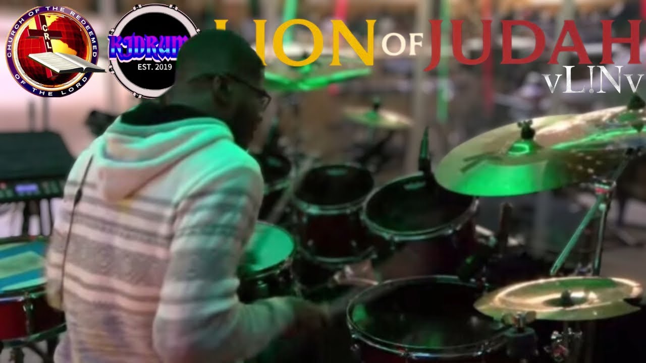 vL!Nv - Lion Of Judah (LIVE Drum Performance) | KJDRUMS