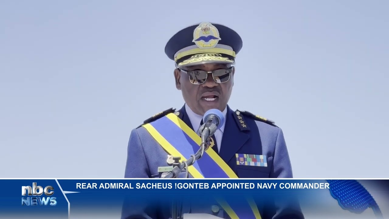 Rear admiral Sacheus !Gonteb appointed navy commander - nbc