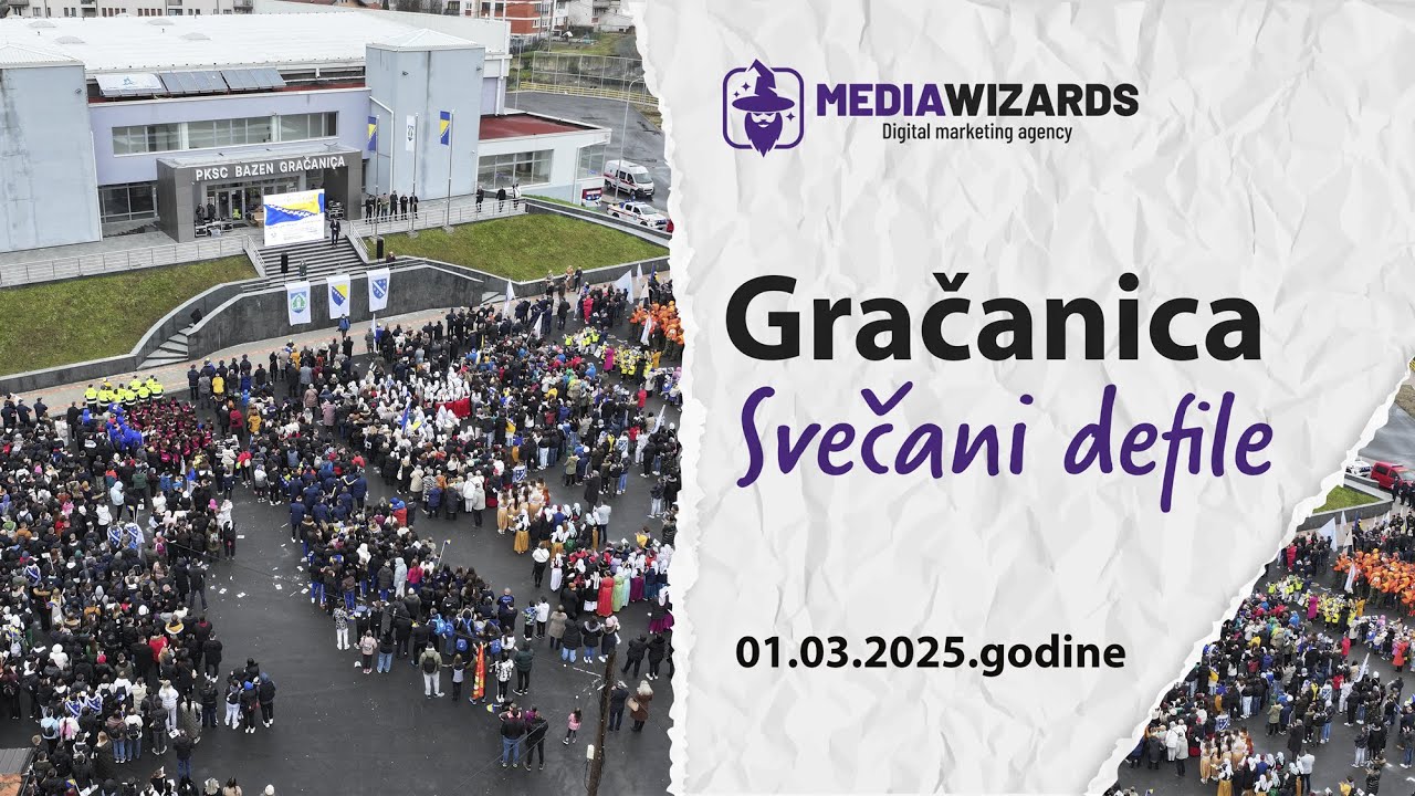 Defile povodom 1. Marta, Dana nezavisnosti BiH u organizaciji Grada Gračanica [4K]