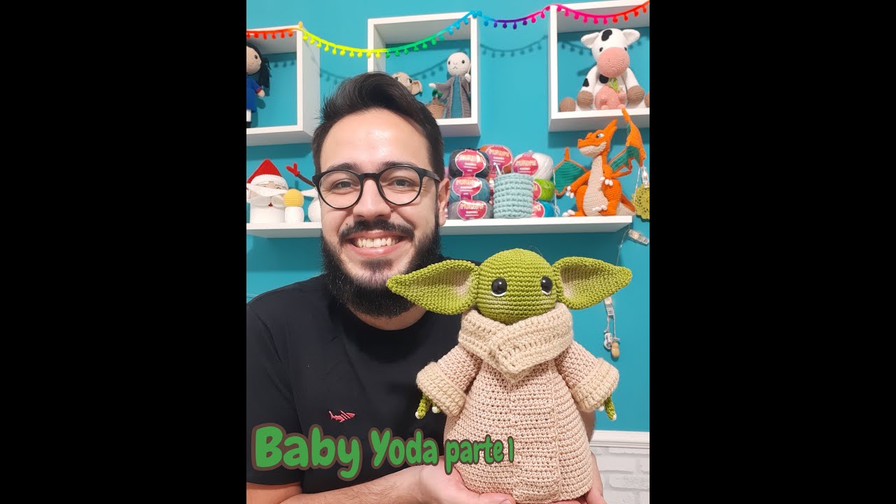Baby Yoda Amigurumi (PARTE 1) #amigurumi #croche #circuloprodutos