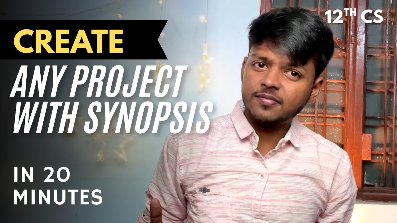 Create Any 12th CS Project with Synopsis | Rajnath Prasad