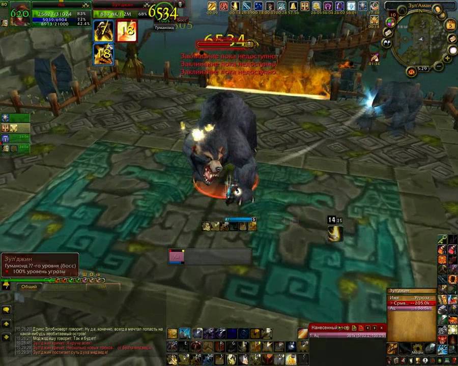 Full Zul'Aman solo (80 retribution paladin) - part 3