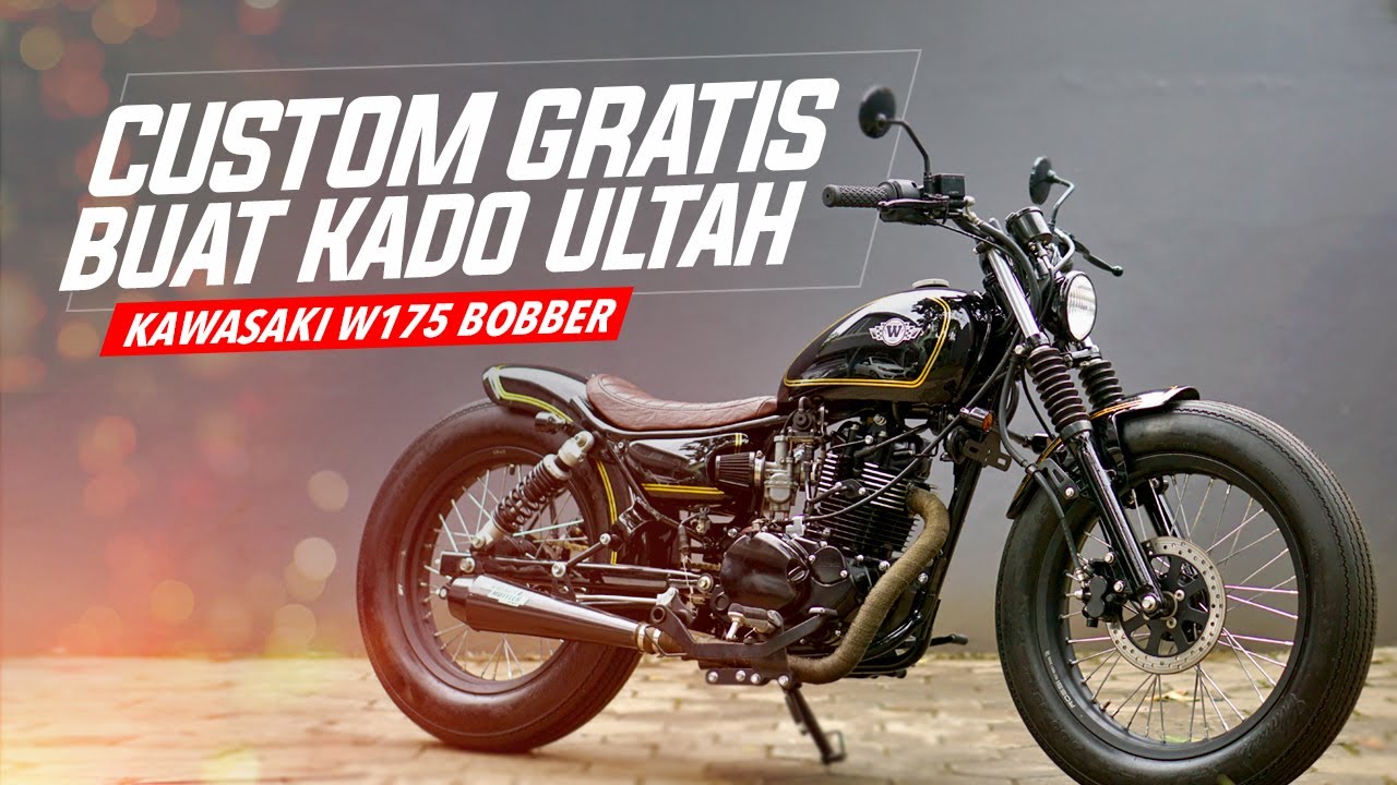 Custom Kawasaki W175 Bobber Punya Eddi Brokoli #AtenxKatros