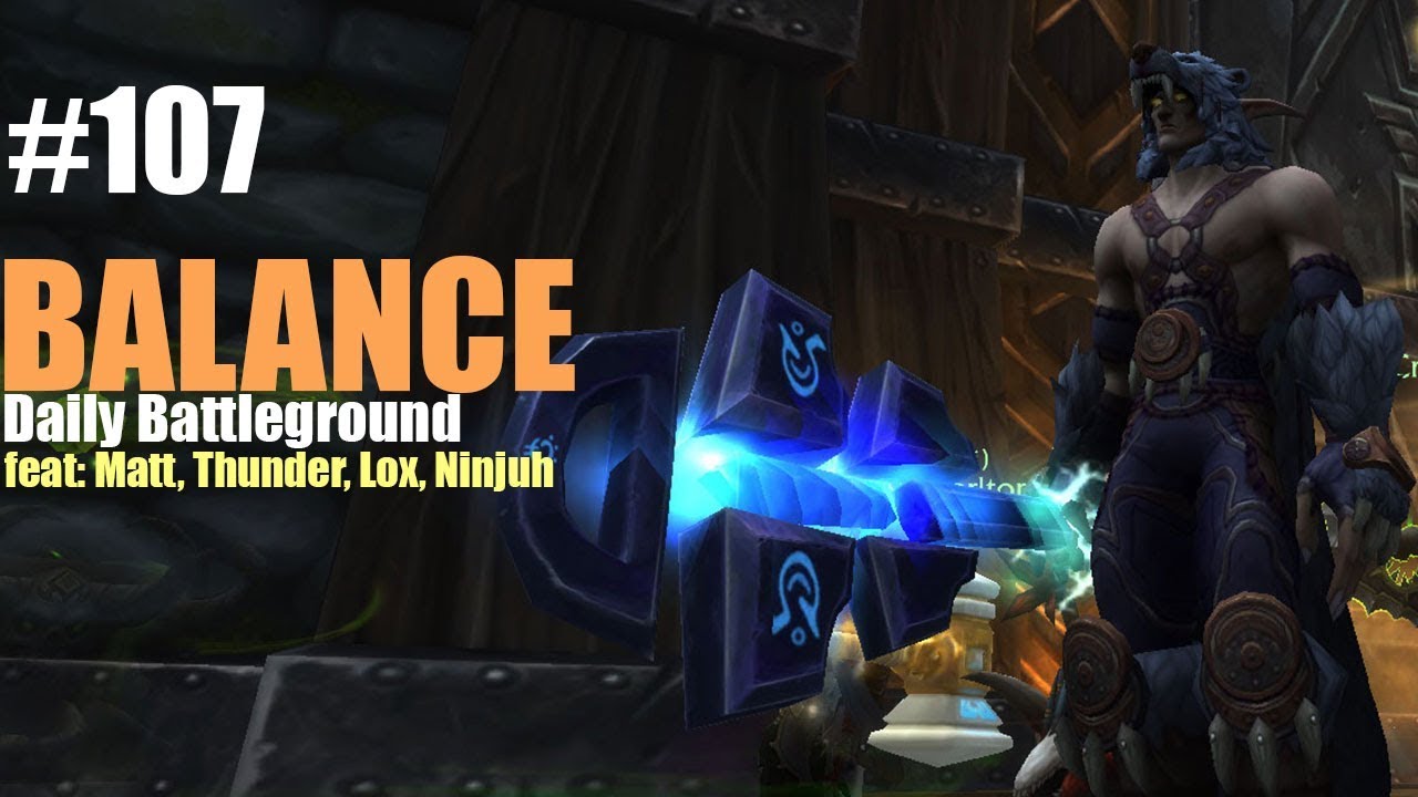 🦉 Juked that Warrior - DAILY BG 107 - Balance Druid PvP (Pre Patch BFA)